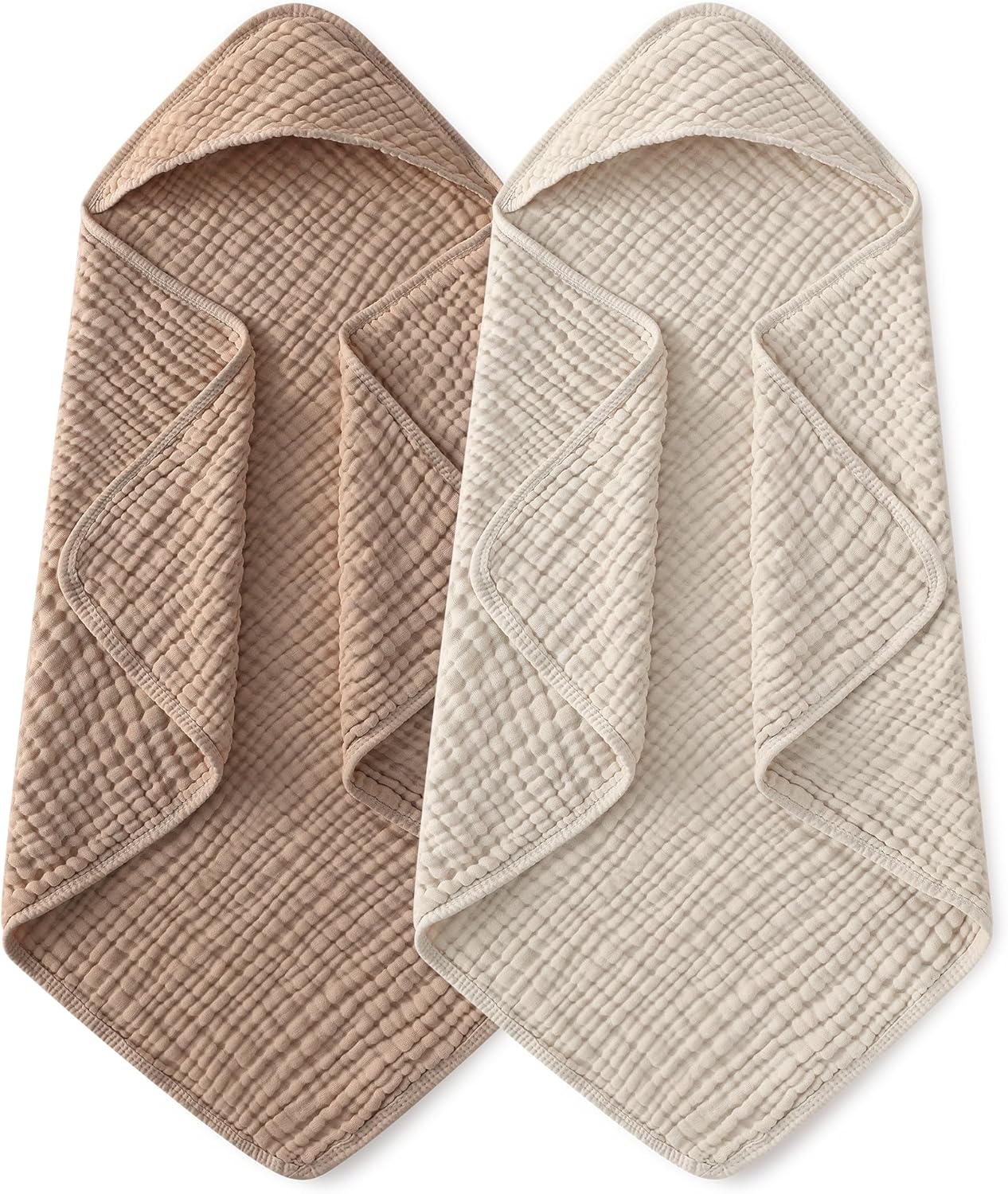 Baby Products Newborn - Hooded Baby Towels 2 Pack 100%