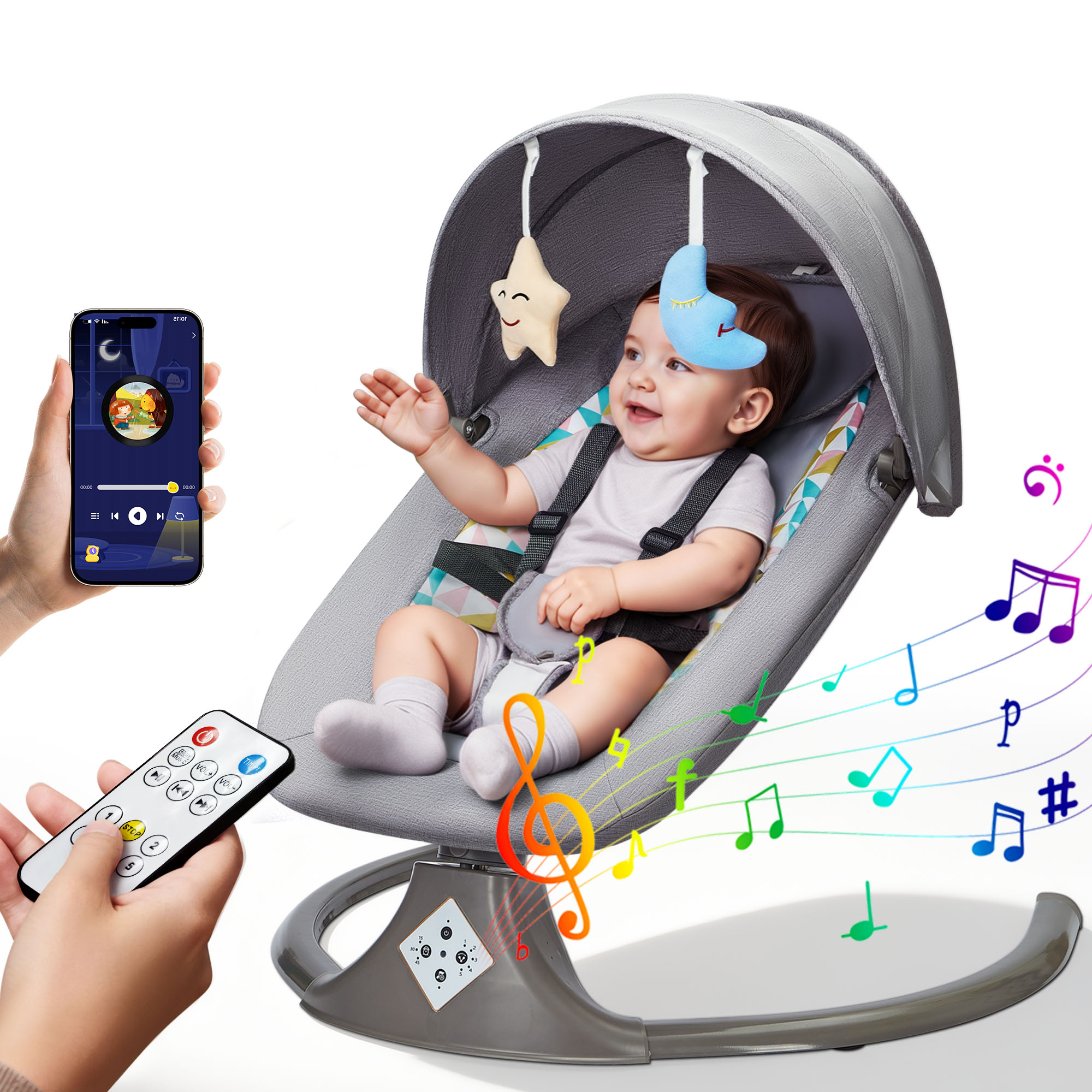 Remote Control Electric Baby S - Baby Swing Bouncer ulasan dan harga