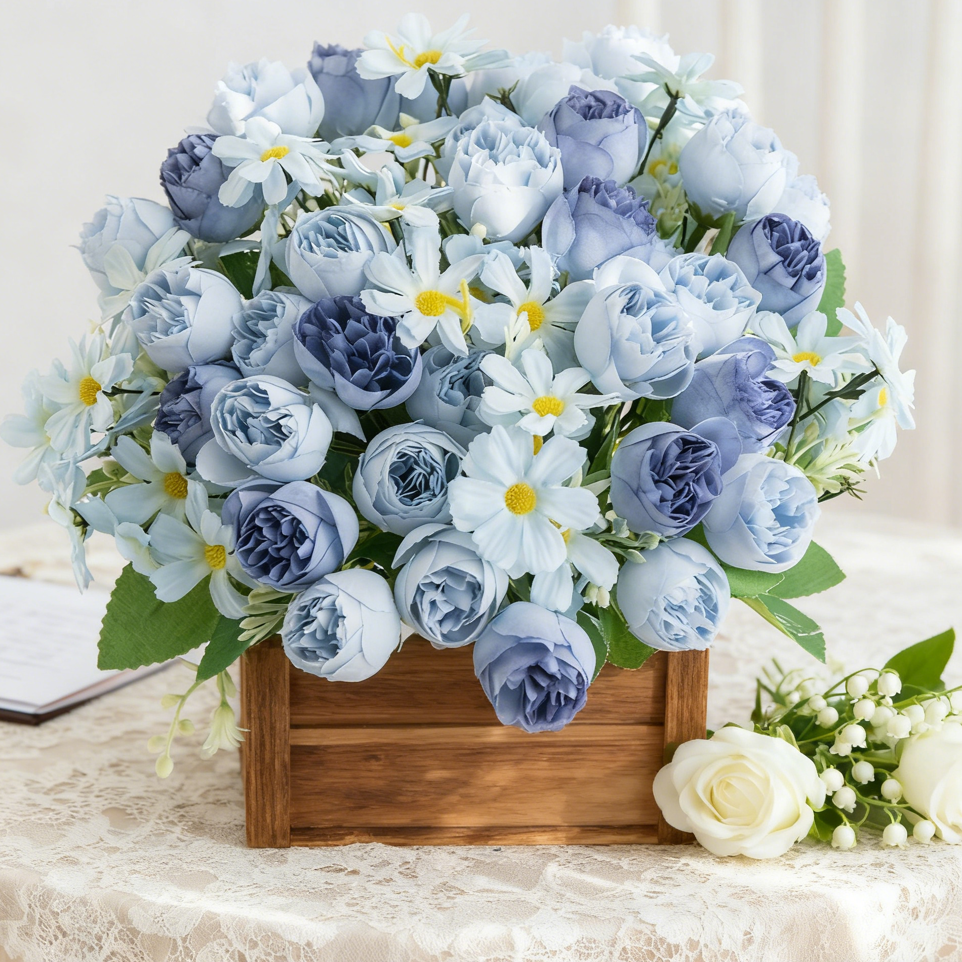 Artificial Silk Rose Flowers W - Baby Products A To Z ulasan dan harga