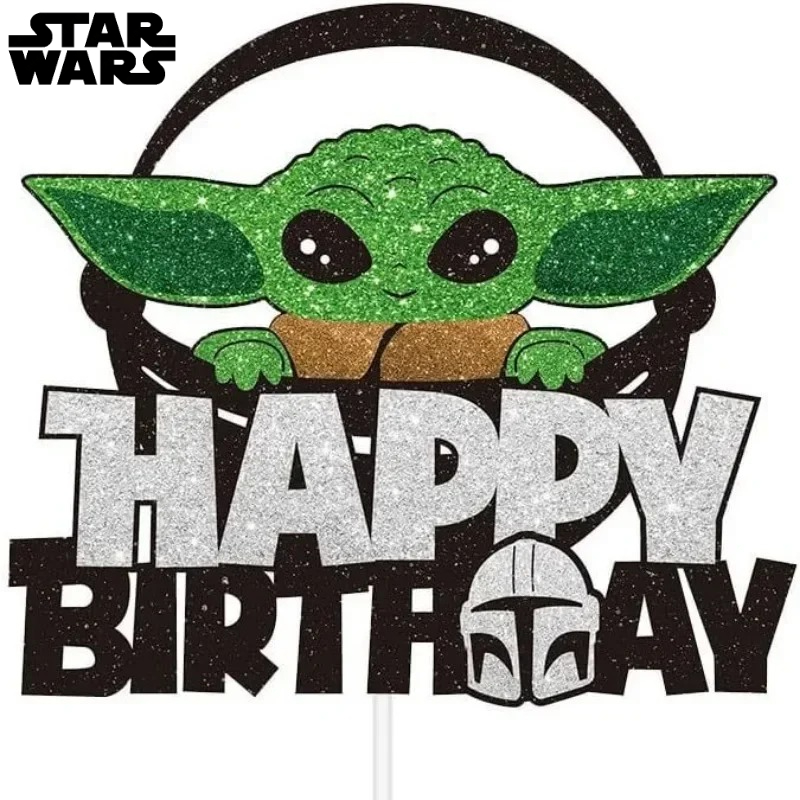 Star Wars Cake Decoration Cart - Baby Yoda Products ulasan dan harga