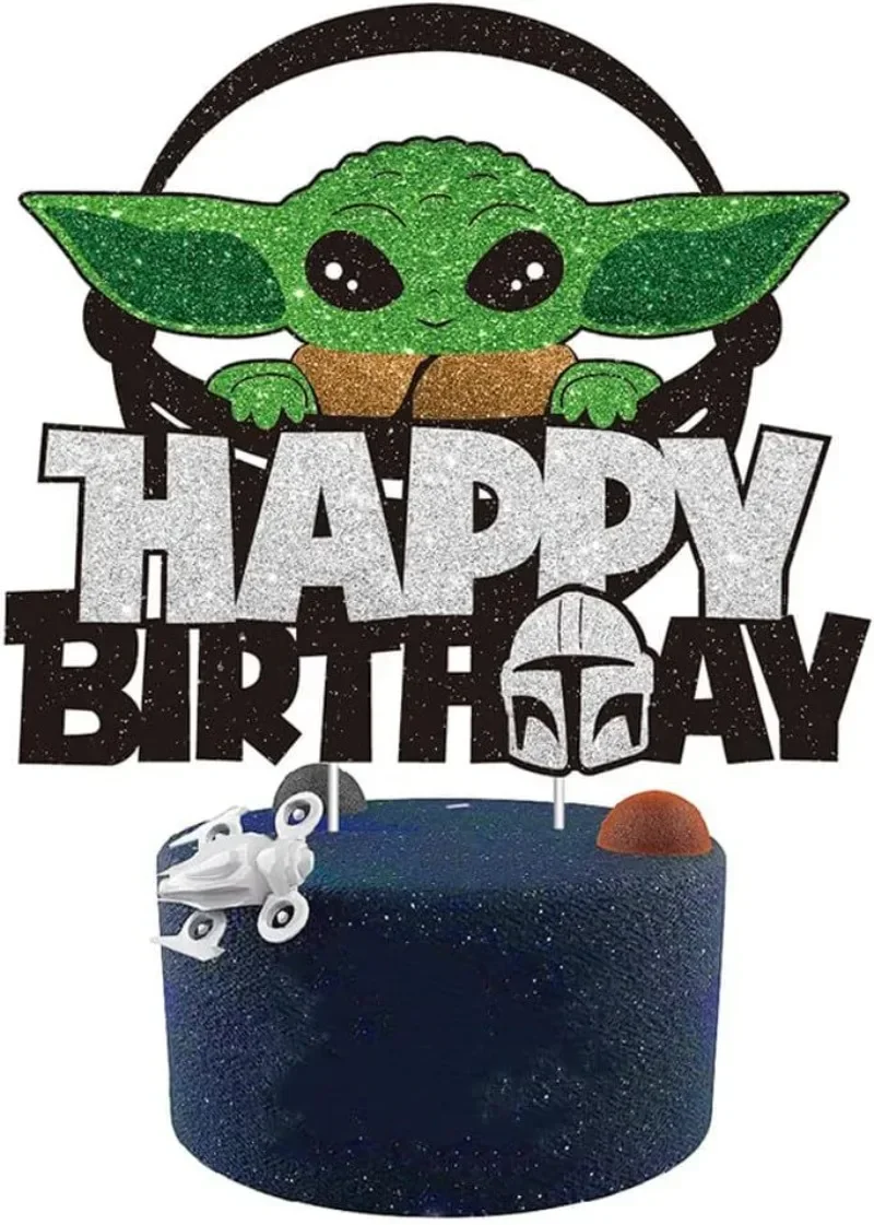 Star Wars Cake Decoration Cart - Baby Yoda Products ulasan dan harga