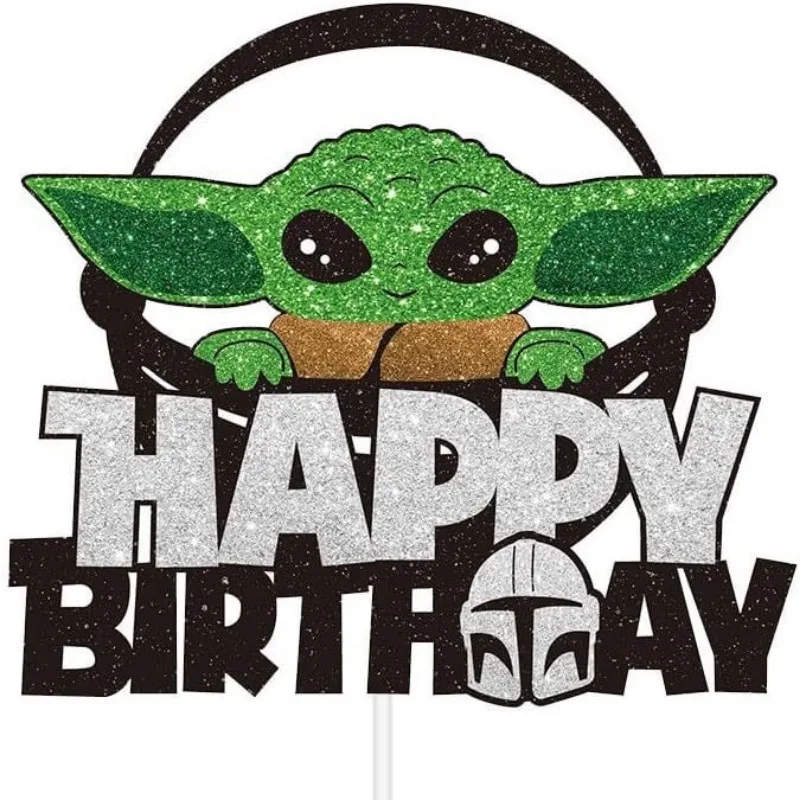 Star Wars Cake Decoration Cart - Baby Yoda Products ulasan dan harga