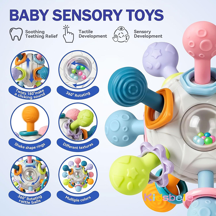 Newborn Infant Shake Grab Spin - Baby Products Newborn ulasan dan harga