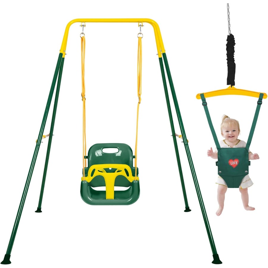 Toddler Swing Set and Baby Jum - Baby Swing Bouncer ulasan dan harga