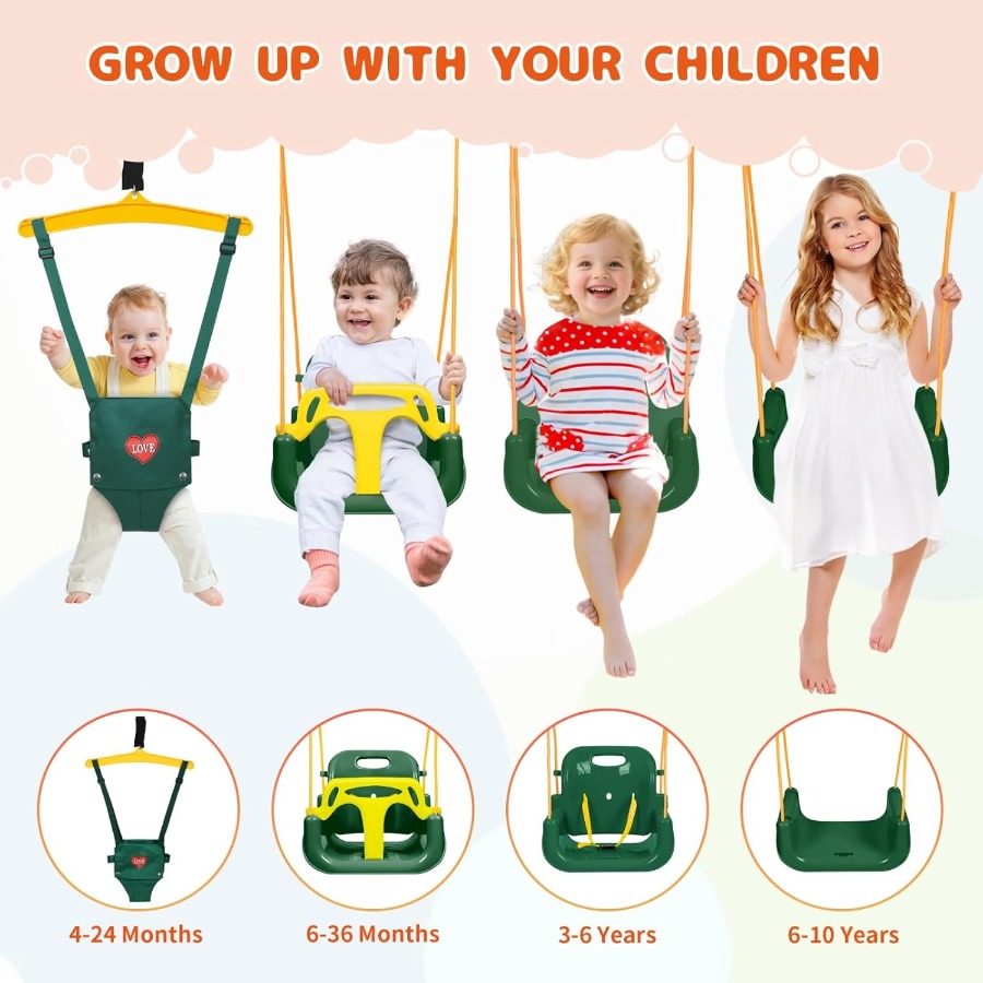 Toddler Swing Set and Baby Jum - Baby Swing Bouncer ulasan dan harga