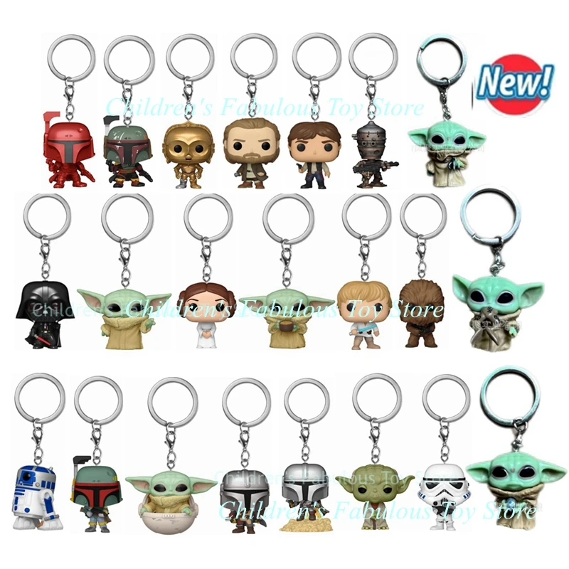 29 styles FUNKO Keychains Star - Baby Yoda Products ulasan dan harga