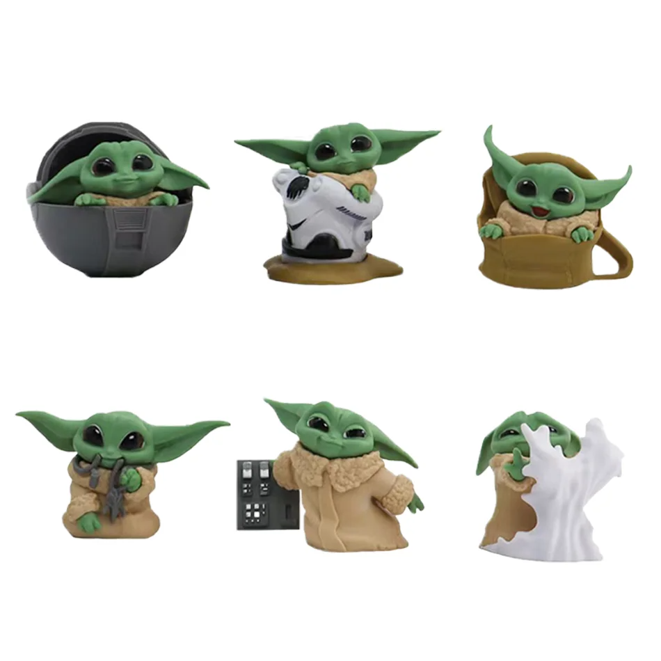 2Style 6Pcs/Set Disney Anime F - Baby Yoda Products ulasan dan harga