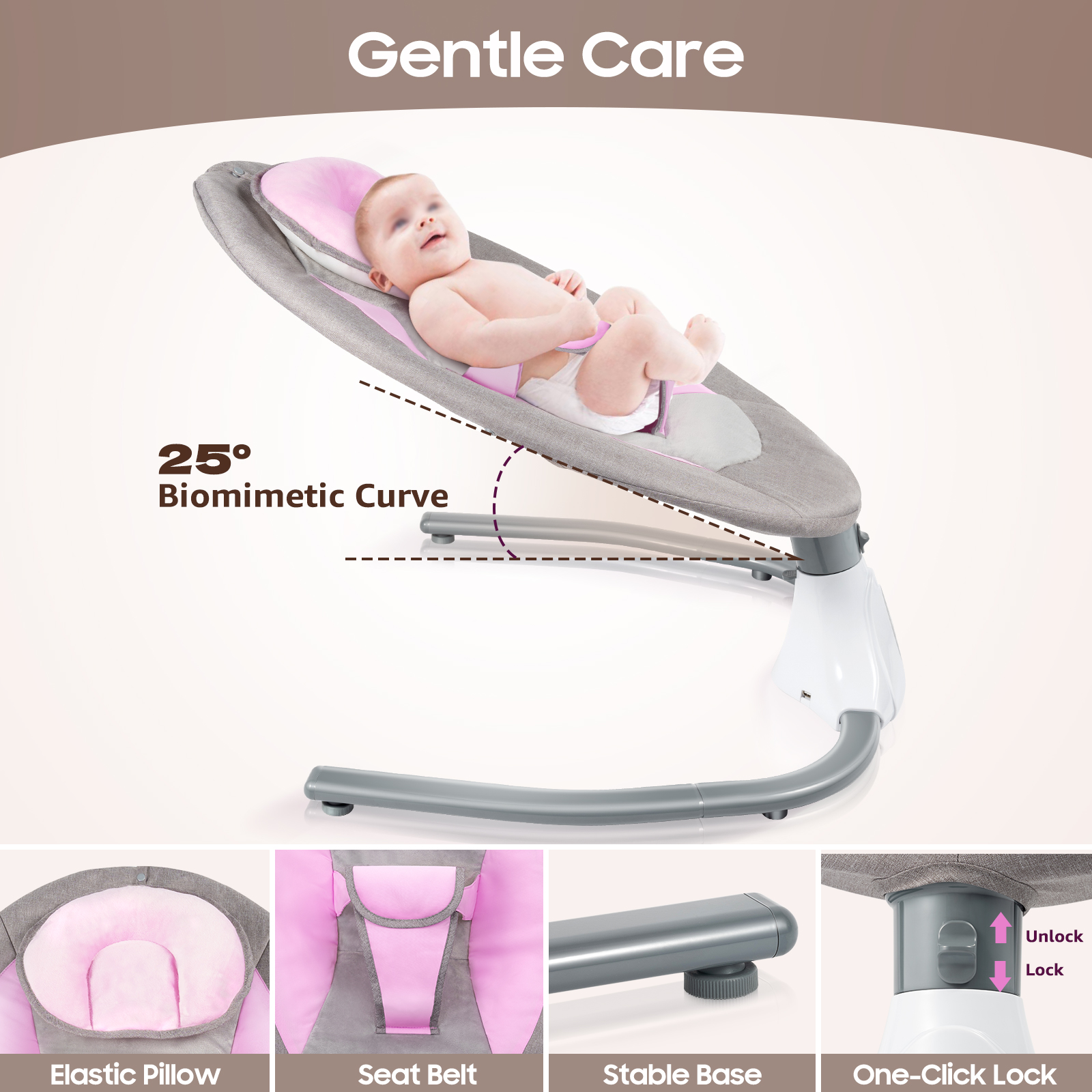 Baby Swings for Infants, Infan - Baby Swing Bouncer ulasan dan harga