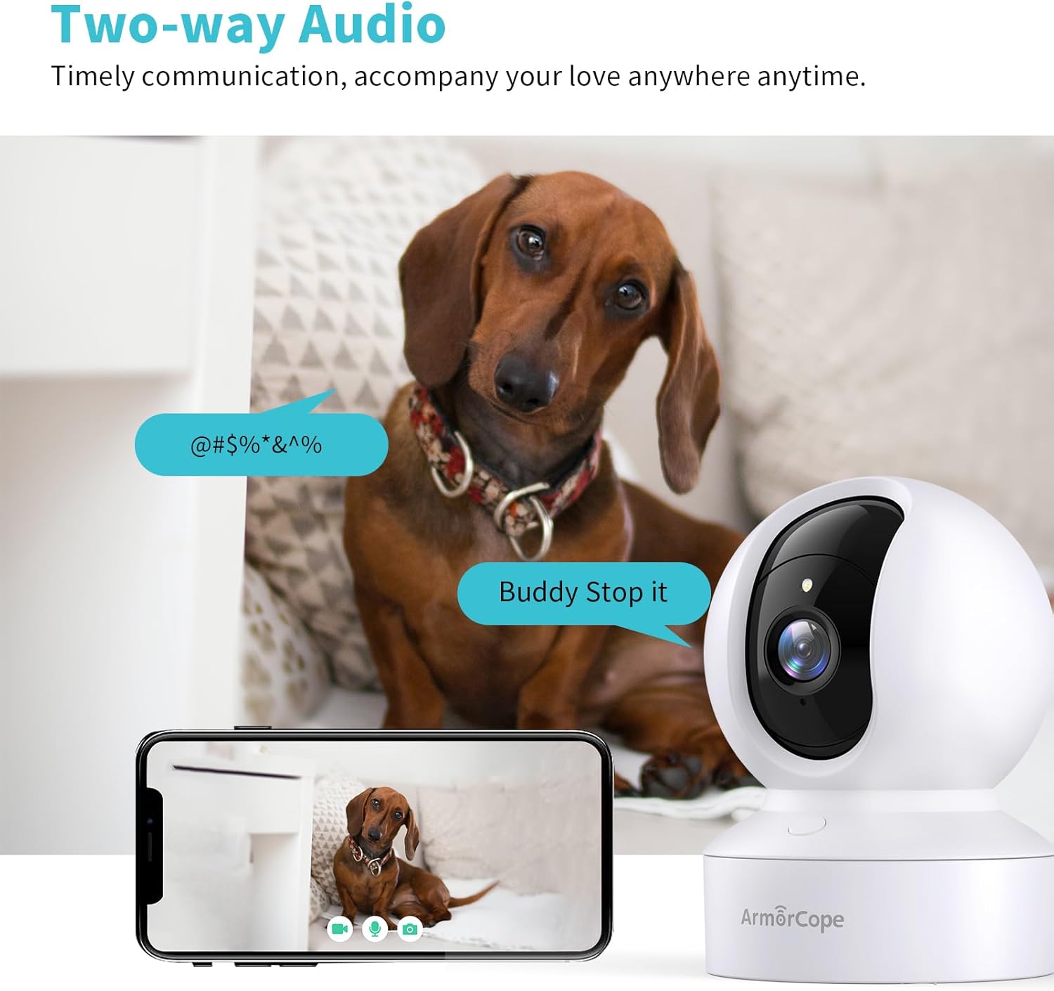 Pet Camera 2K HD Dog Camera wi - Baby Products Hd Images ulasan dan harga